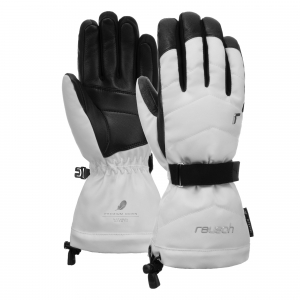 Dámské lyžařské rukavice Reusch Nadia R-TEX XT white/black