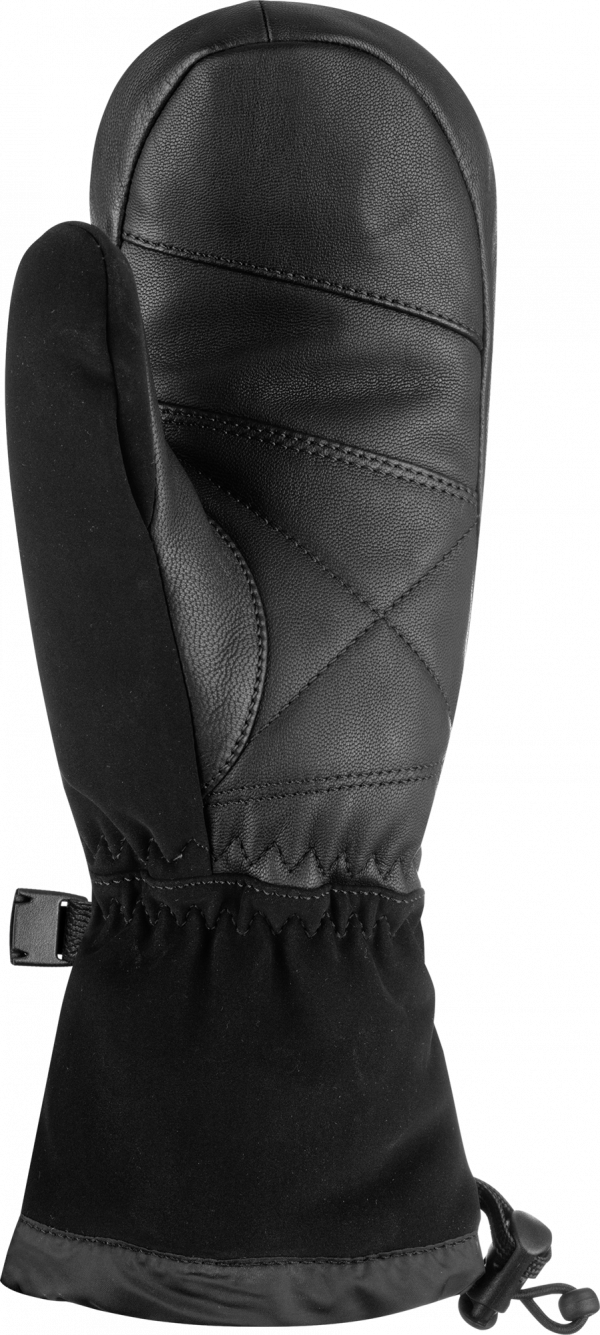Dámské lyžařské rukavice Reusch Yeta Mitten black/shiny silver
