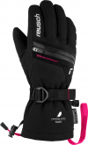 Juniorské lyžiarske rukavice Reusch Lando R-TEX XT Junior black/pink