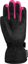 Juniorské lyžiarske rukavice Reusch Flash GORE-TEX Junior black/black melange/pink