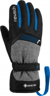Juniorské lyžařské rukavice Reusch Flash GORE-TEX Junior black/black melange/blue