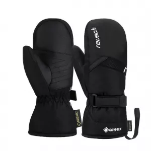 Juniorské lyžiarske rukavice Reusch Flash GORE-TEX Junior Mitten black/white