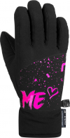 Juniorské lyžiarske rukavice Reusch Beatrix R-Tex XT Junior black/pink