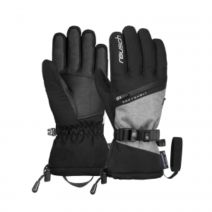 Dámské lyžařské rukavice Reusch Demi R-Tex XT black/grey