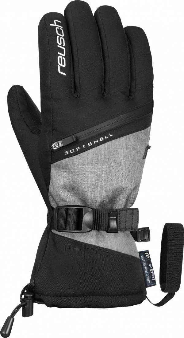 Dámske lyžiarske rukavice Reusch Demi R-Tex XT black/grey