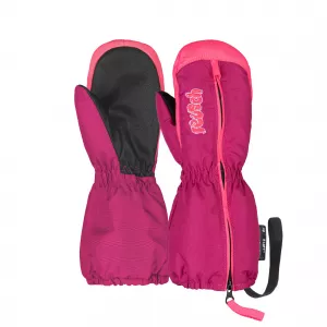Detské lyžiarske rukavice Reusch Tom Mitten purple/pink