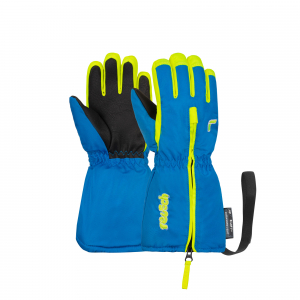Dětské lyžařské rukavice Reusch Tom blue/yellow