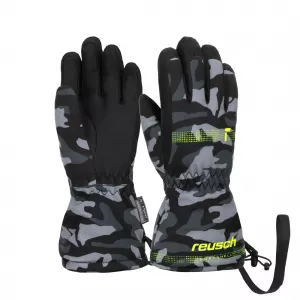 Detské lyžiarske rukavice Reusch Maxi R-TEX XT black/grey