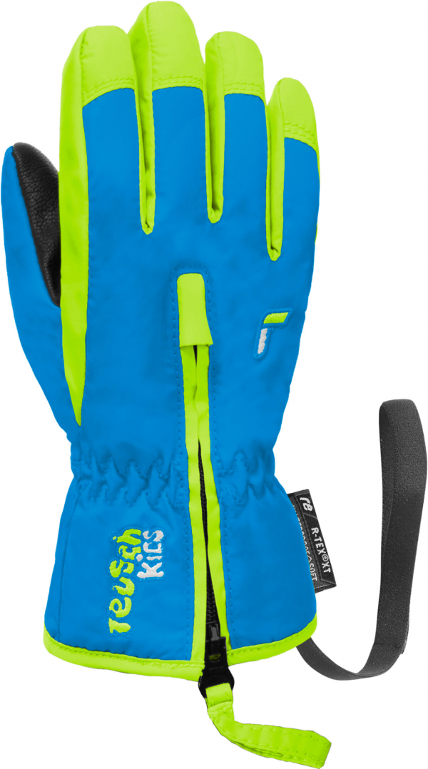 Dětské lyžařské rukavice Reusch Ben blue/yellow