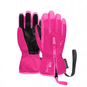 Detské lyžiarske rukavice Reusch Ben fuchsia purple/pink
