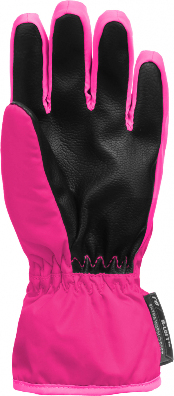 Dětské lyžařské rukavice Reusch Ben fuchsia purple/pink