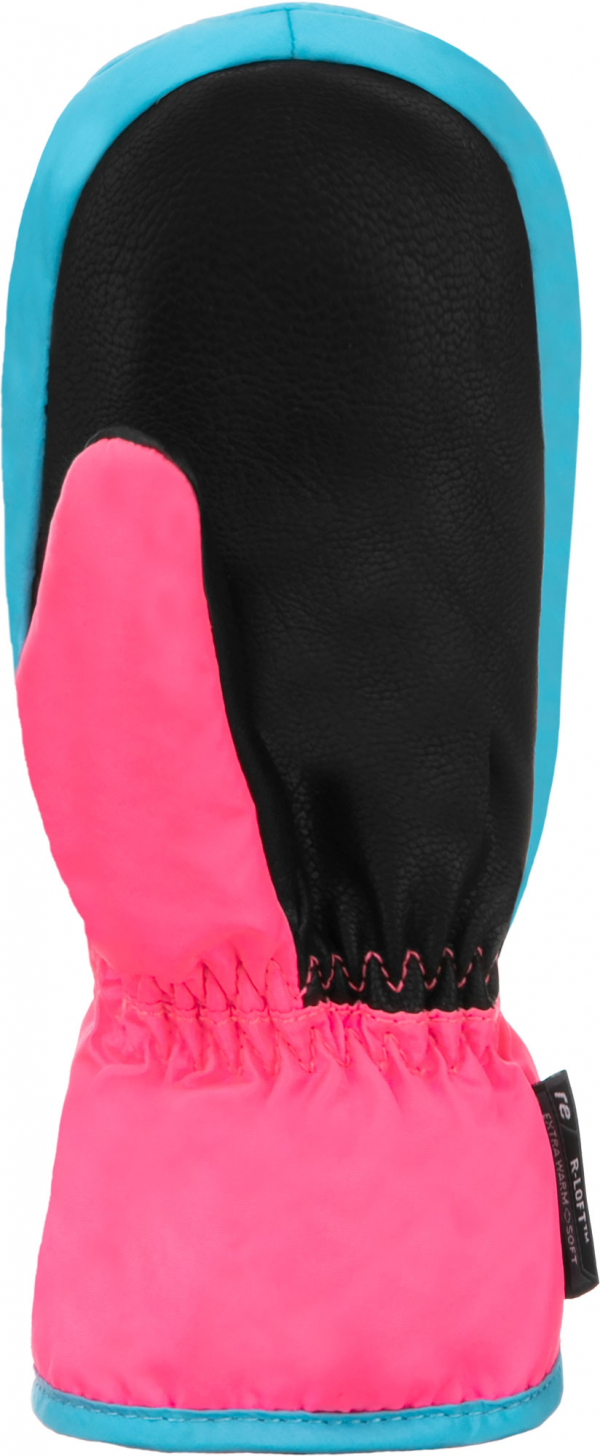 Dětské lyžařské rukavice Reusch Ben Mitten pink/bachelor button