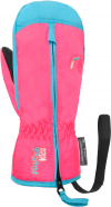 Detské lyžiarske rukavice Reusch Ben Mitten pink/bachelor button