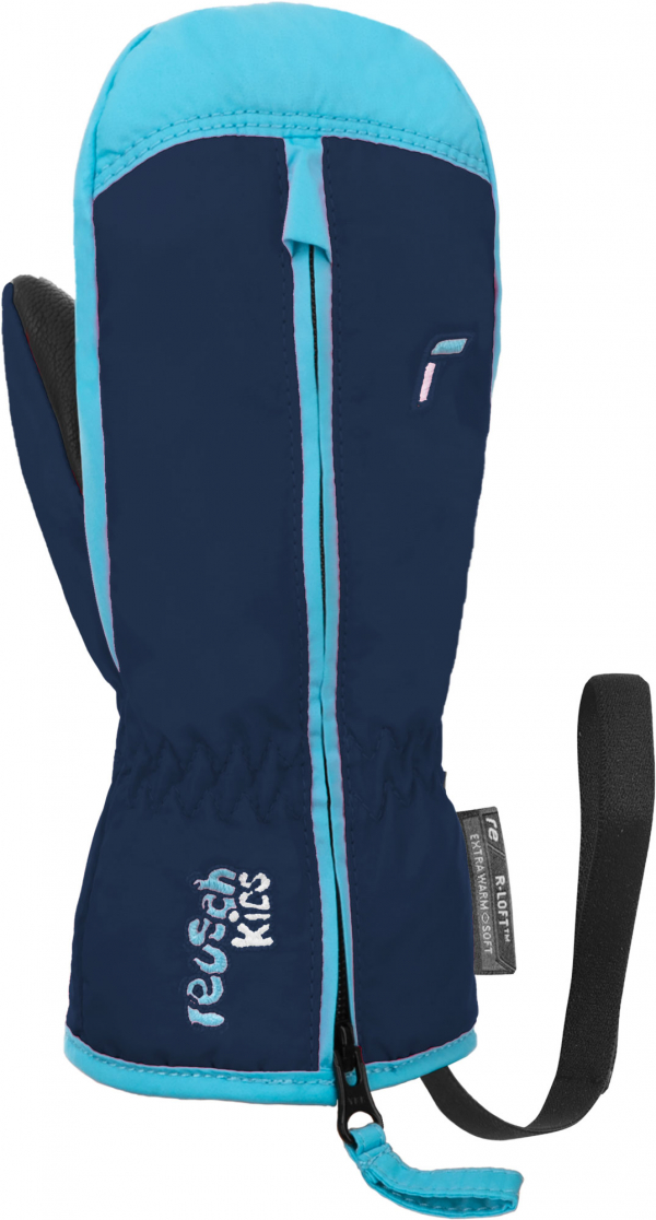 Detské lyžiarske rukavice Reusch Ben Mitten blue/bachelor button