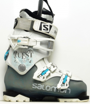 Dámské lyžařky bazar Salomon Quest Access R70 white/blue 225
