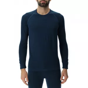 Pánské termo tričko s dlouhým rukávem, termoprádlo UYN EVOLUTYON BIOTECH blue poseidon