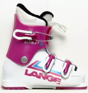 Detské lyžiarky BAZÁR Lange Starlet 50 Star Pink 215