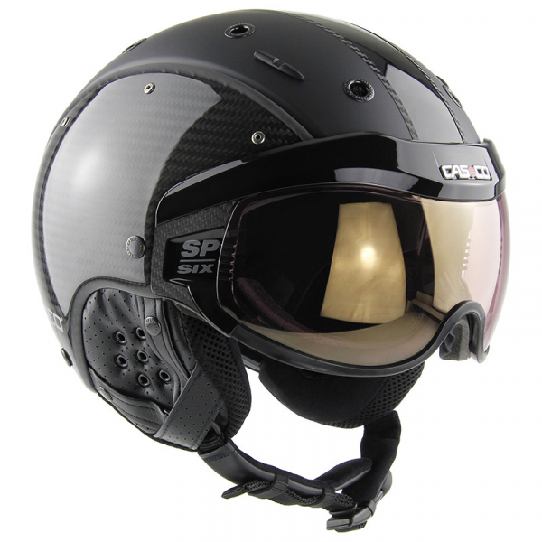 Lyžařská helma se štítem Casco SP-6 Limited Carbon Black