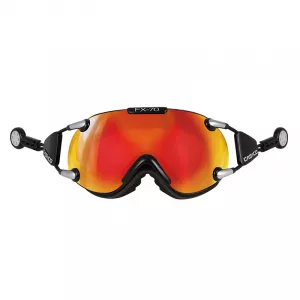 Lyžiarske okuliare Casco FX 70 Carbonic Black - Orange Mirror