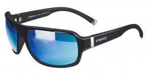 Sluneční brýle Casco SX-61 BICOLOR - Black matt/Shiny Blue mirror