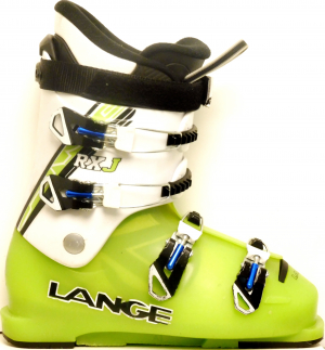 Dětské lyžařky BAZAR Lange RXJ 65 lime/white 265