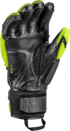Lyžařské rukavice Leki WCR Venom SL 3D black/lemon