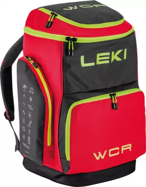 Vak na lyžiarky Leki Ski Boot Bag WCR 85L red/black/neonyellow