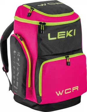 Vak na lyžařky Leki Ski Boot Bag WCR 85L pink/black/neonyellow