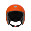 Detská lyžiarska prilba POCito Skull Fluorescent Orange Adjustable