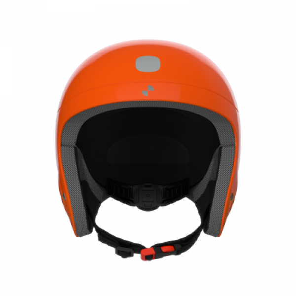 Detská lyžiarska prilba POCito Skull Fluorescent Orange Adjustable