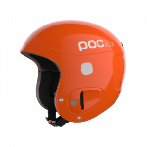 Dětská lyžařská přilba POCito Skull Fluorescent Orange Adjustable