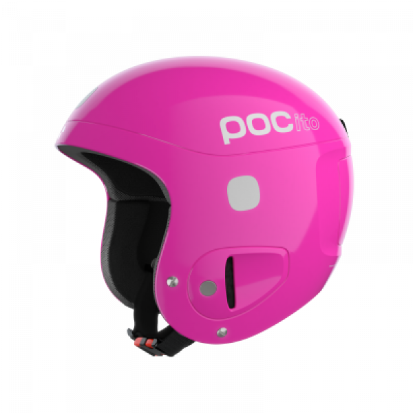 Dětská lyžařská přilba POCito Skull Fluorescent Pink Adjustable