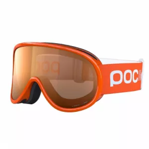 Detské lyžiarske okuliare POCito Retina Fluorescent Orange-orange no mirror