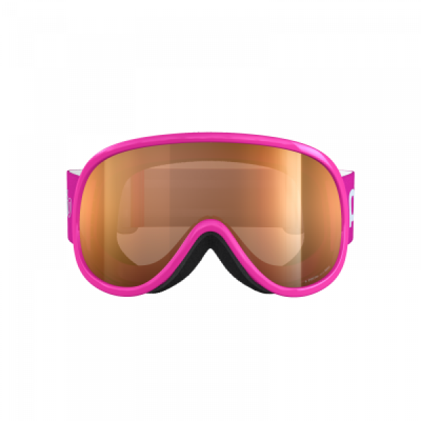 Detské lyžiarske okuliare POCito Retina Fluorescent Pink no mirror