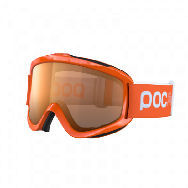 Dětské lyžařské brýle POCito Iris Fluorescent orange-orange no mirror
