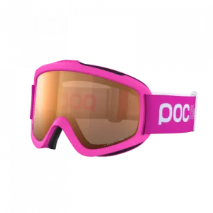 Detské lyžiarske okuliare POCito Iris Fluorescent Pink no mirror