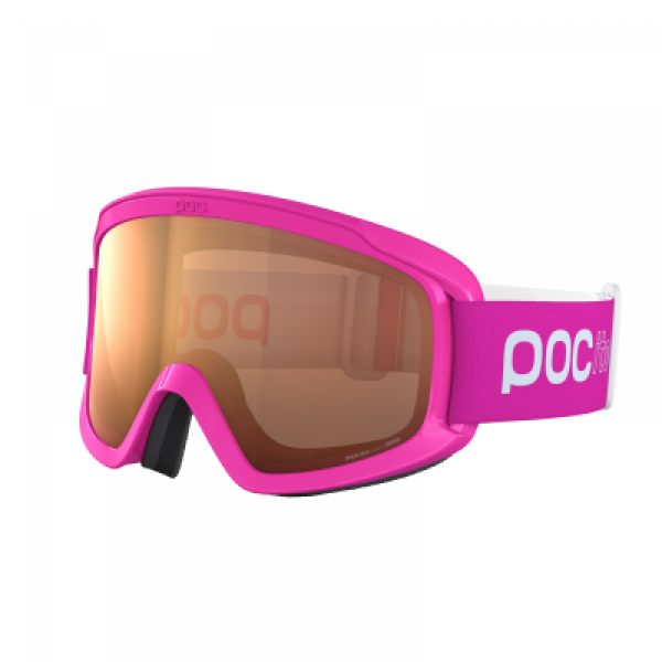 Dětské lyžařské brýle POCito Opsin fluorescent pink-orange no mirror