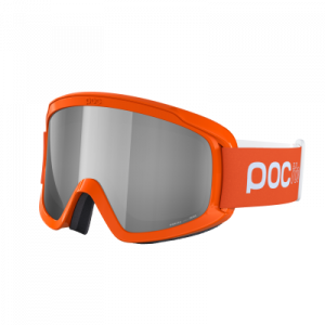 Dětské lyžařské brýle POCito Opsin fluorescent orange-clarity spektris silver