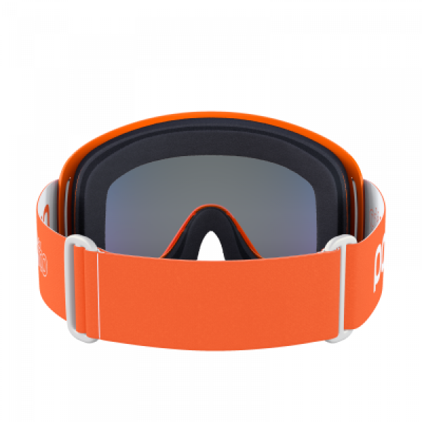 Detské lyžiarske okuliare POCito Opsin fluorescent orange-clarity spektris silver