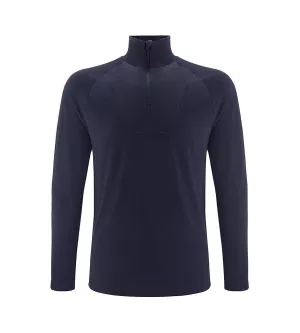 Pánské termo tričko s dlouhým rukávem, modré termoprádlo We Norwegians Sno ZipUp Men - Navy blue
