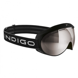 Lyžařské brýle Indigo Voggle Slim Mirror Chrome Black - Black strap
