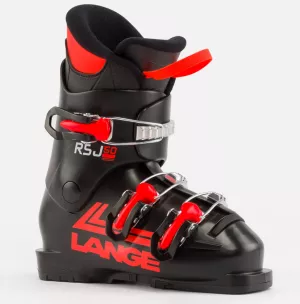 Dětské lyžařky Lange RSJ 50 black/electric red