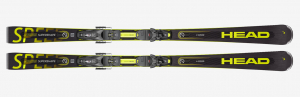 Lyže Head Supershape E-Speed  black/neon yellow+ PRD 12 GW