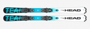 Lyže Head Supershape Team Easy JRS white/blue + JRS 4.5 GW CA