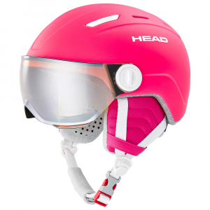 Dětská lyžařská přilba Head MAJE VISOR pink