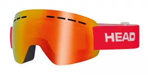Lyžiarske okuliare Head Solar FMR red 