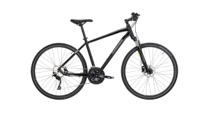Pánsky crossový bicykel Kross Evado 7.0 28” matný čierno-strieborná