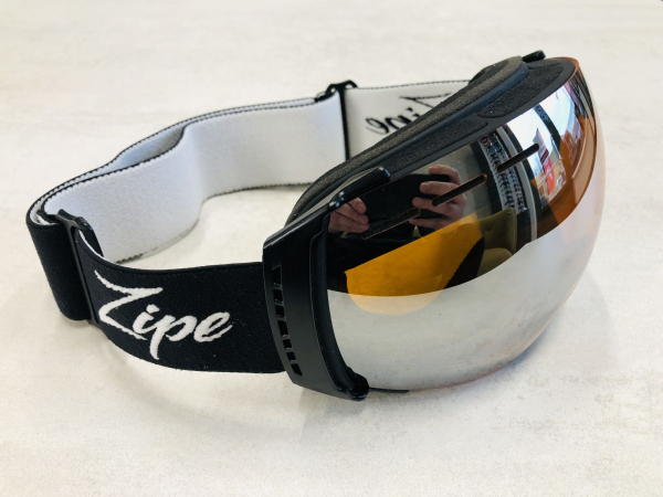 Lyžařské brýle DR.ZIPE - HALO Black Orange w Silver Mirror
