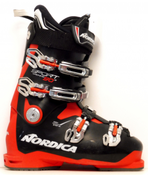 Pánské lyžařky BAZAR Nordica Sportmachine 90R black/red 265