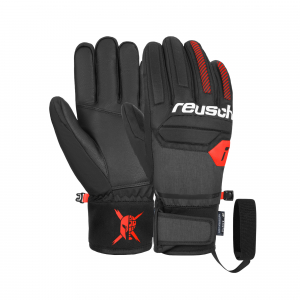Pánské Lyžařské rukavice Reusch Warrior R-TEX XT bk/wh/red